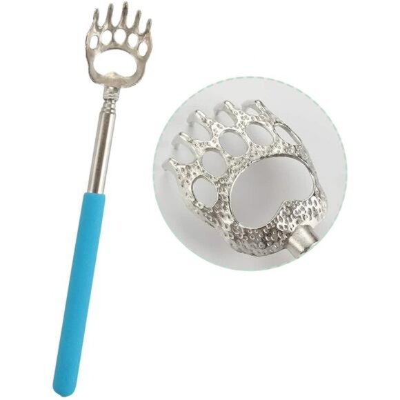 (4-Pack) Portable Extendable Telescopic Bear Claws Metal Back Scratcher Pack - Picture 2 of 7